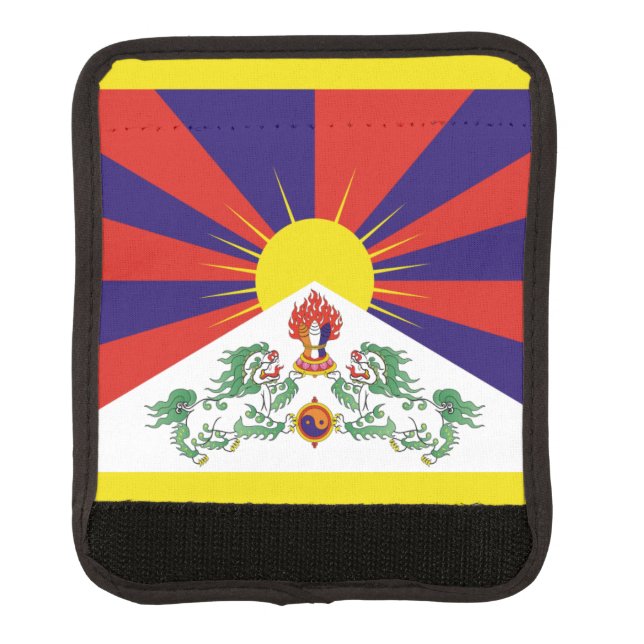 Free Tibet flag Luggage Handle Wrap (Front)