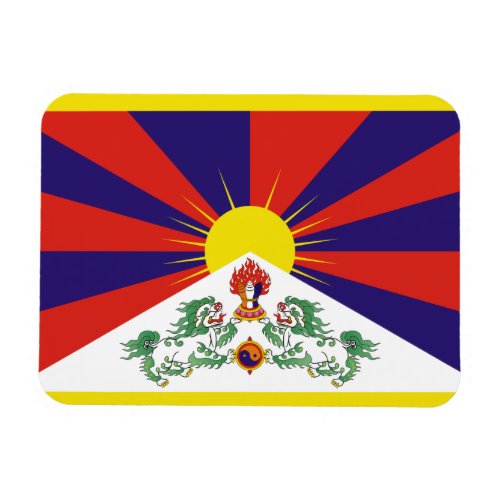 Free Tibet flag Magnet
