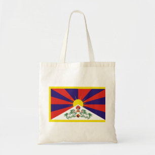 Free Tibet Flag - Peu Rangzen བོད་རང་བཙན་ Tote Bag