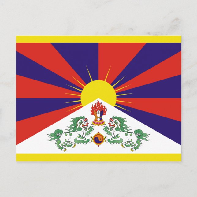 Free Tibet flag Postcard (Front)