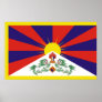 Free Tibet flag Poster