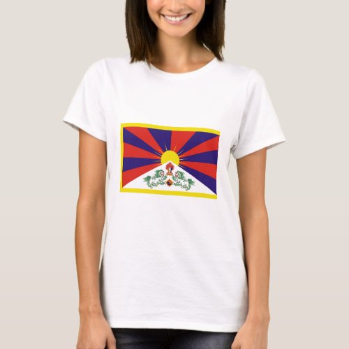 Free Tibet flag T_Shirt