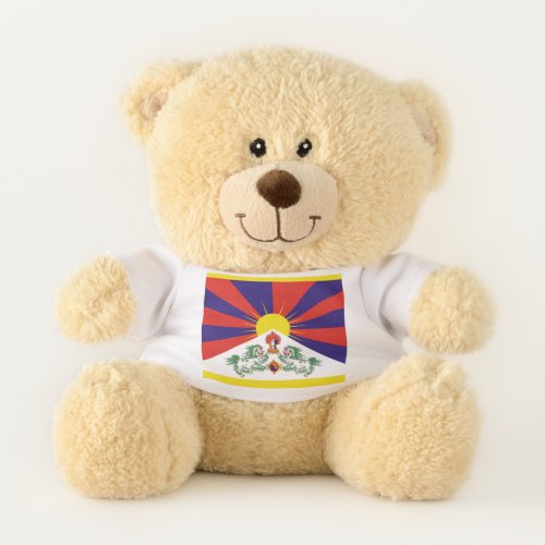 Free Tibet flag Teddy Bear