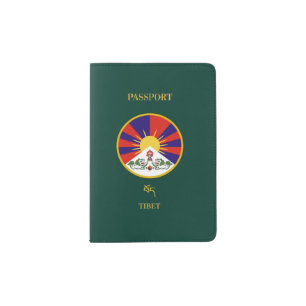 Free Tibet Flag - Tibetan Buddhism Buddhist   Passport Holder
