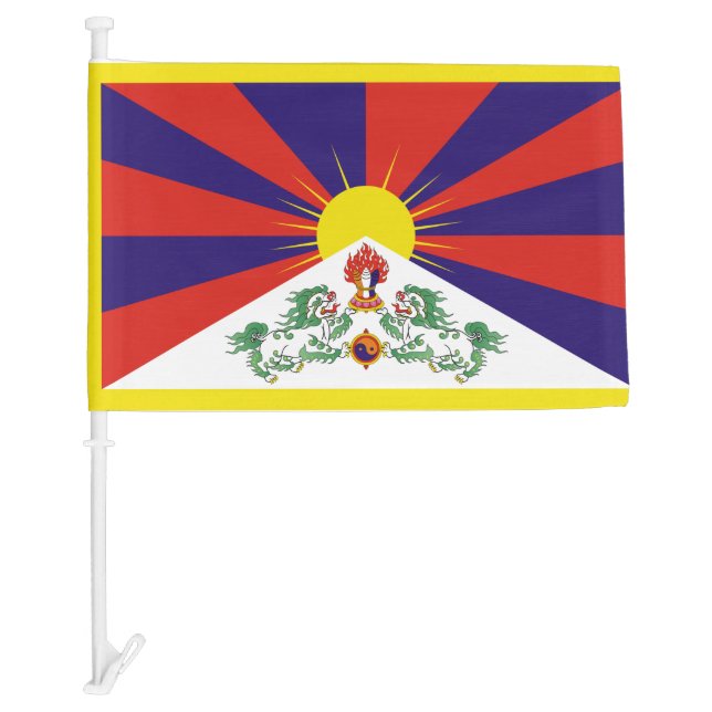 Free Tibet Flag – Tibetan Flag Buddhism   (Front)