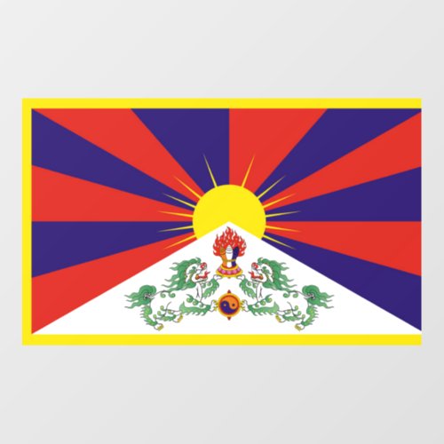Free Tibet flag Wall Decal