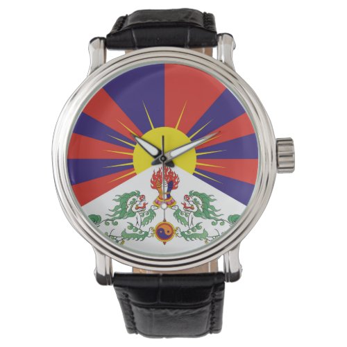 Free Tibet flag Watch