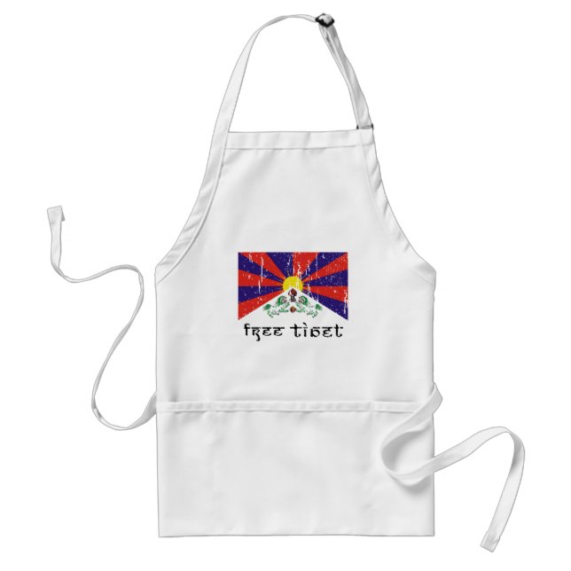 Free Tibet Gifts Adult Apron (Front)