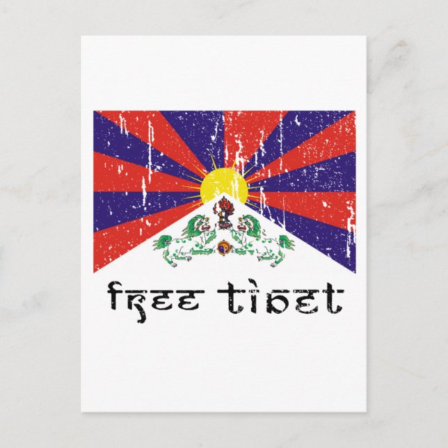 Free Tibet Gifts Postcard (Front)