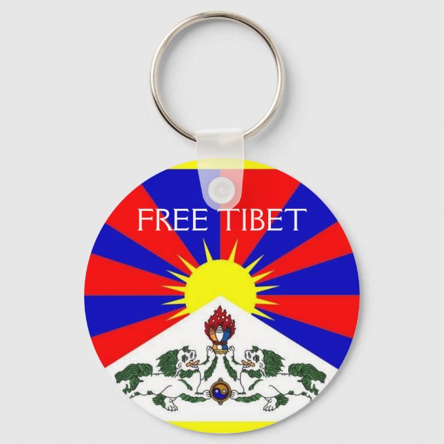 FREE TIBET Keychain (Front)
