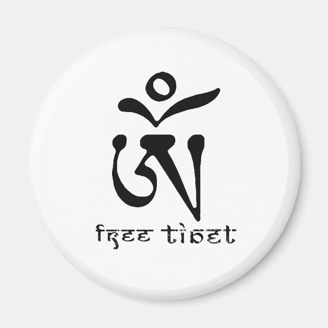 FREE TIBET MAGNET (Front)