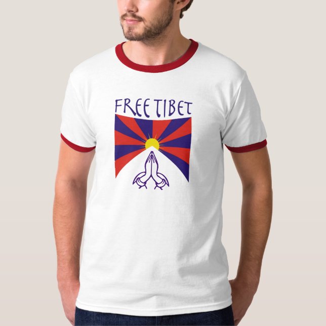 Free Tibet Men's T-Shirt (Front)