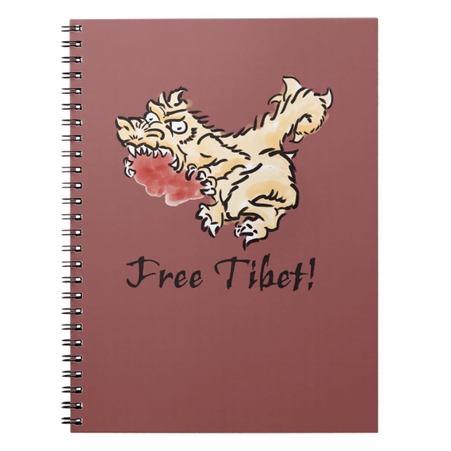 Free Tibet Notebook (Front)