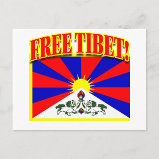 FREE TIBET POSTCARD