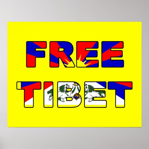 Free Tibet Poster