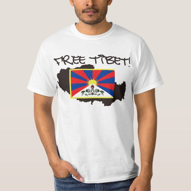 FREE TIBET! SAVE TIBET! T-Shirt (Front)