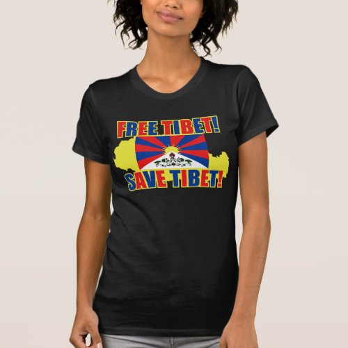 FREE TIBET SAVE TIBET T_Shirt