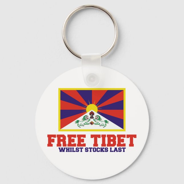 Free Tibet spoof Keychain (Front)