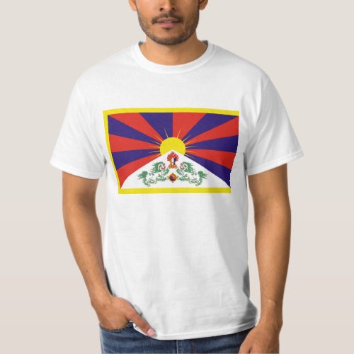 Free Tibet _ Tibetan Flag T_Shirt