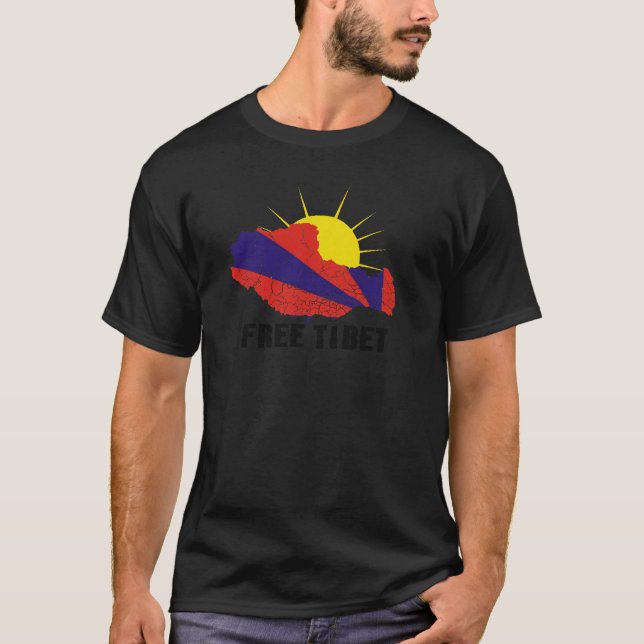 FREE TIBET / TIBETAN FREEDOM T-Shirt (Front)
