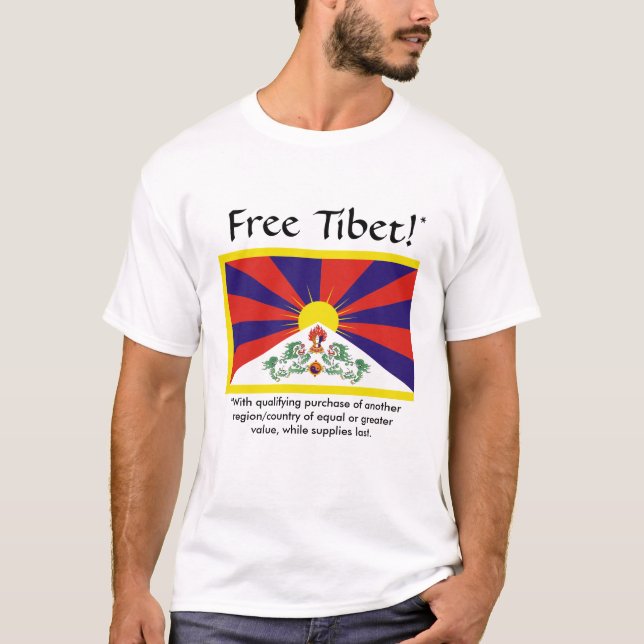 Free Tibet (with qualifying purchase) T-Shirt (Front)