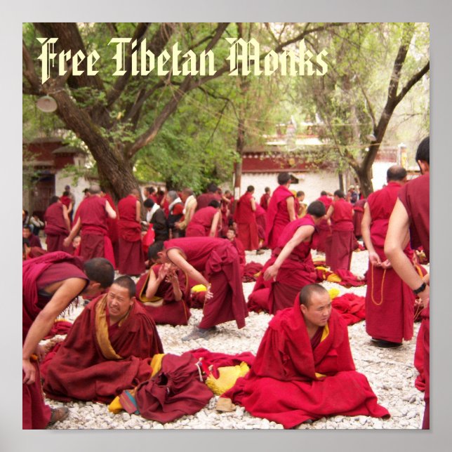 Free Tibetan Monks Poster (Front)
