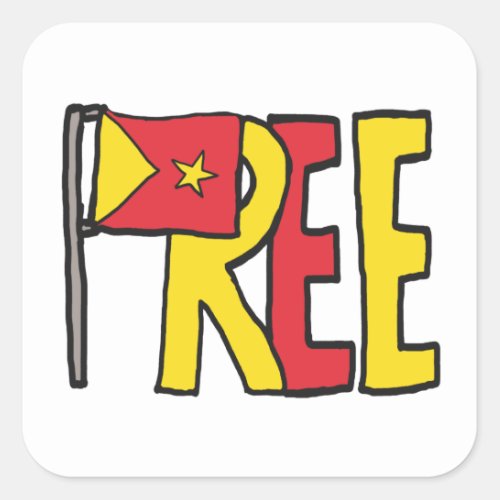 Free Tigray Independence Square Sticker