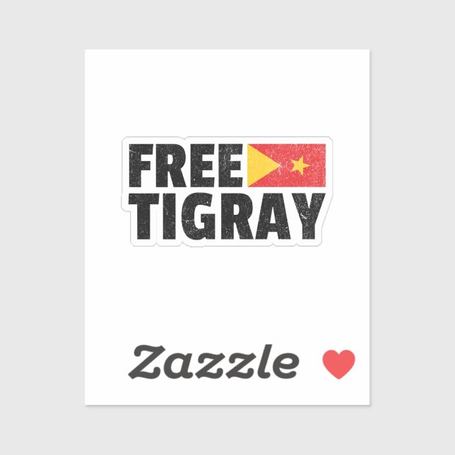 Free Tigray Sticker (Sheet)