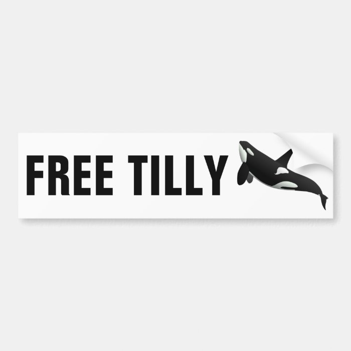 Free Tilly Bumper Sticker