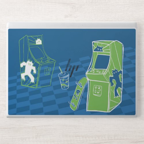 Free TIme Arcade HP Laptop Skin Cover