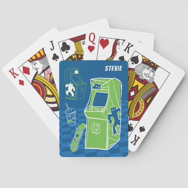 Free Time Arcade Playing Cards (Back)