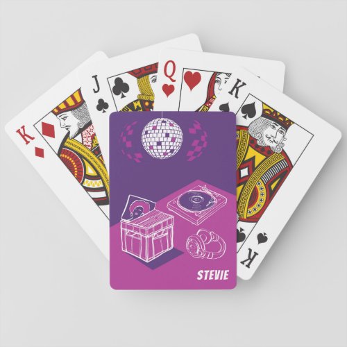 Free Time Clubbing Playing Cards
