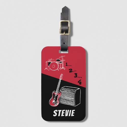 Free Time Rock Luggage Tag