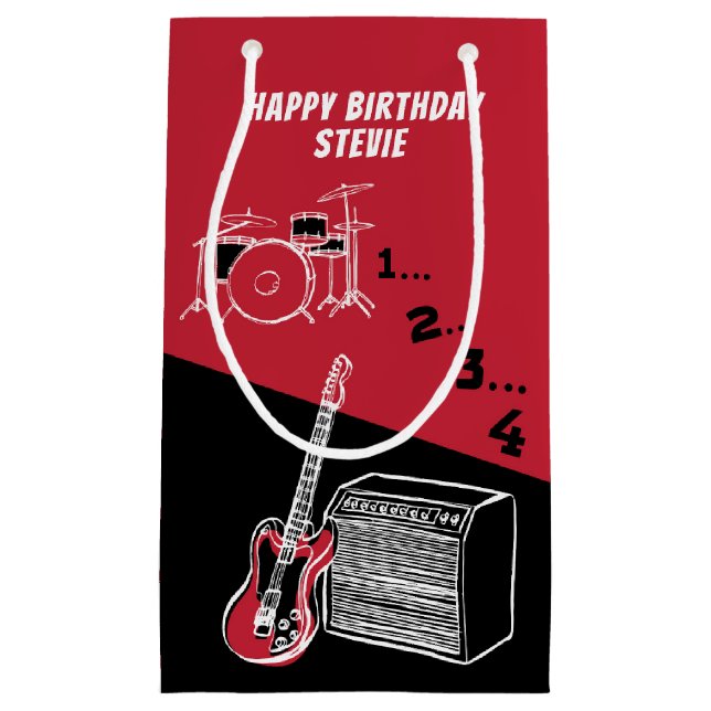 Free Time Rock Small Gift Bag (Front)