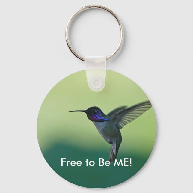 free to be me keychain (Front)