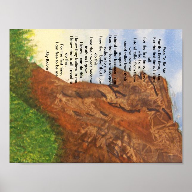 free to be me poster (Front)