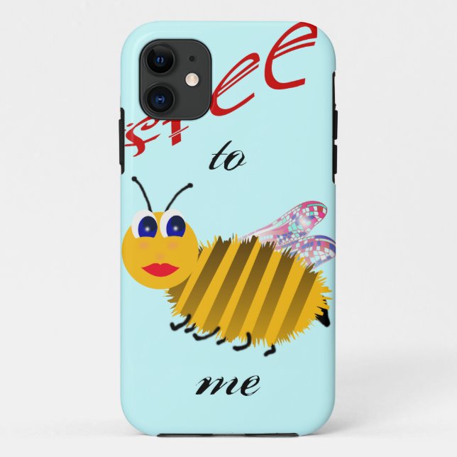 Free to bee me iphone covers (Back)