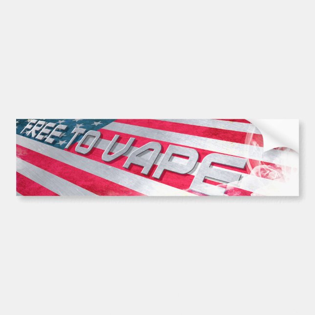 Free to Vape Bumper Sticker (Front)