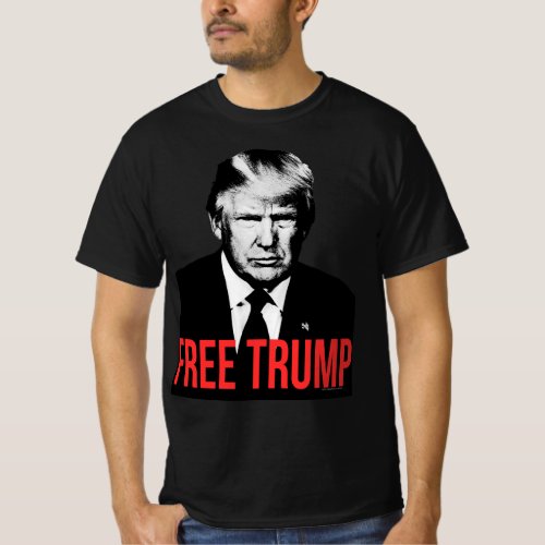 Free Trump Mugshot Photo Picture Donald Trump 2024 T_Shirt