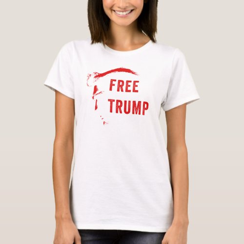 Free Trump  Not Guilty Trump Quote USA 2024 T_Shirt