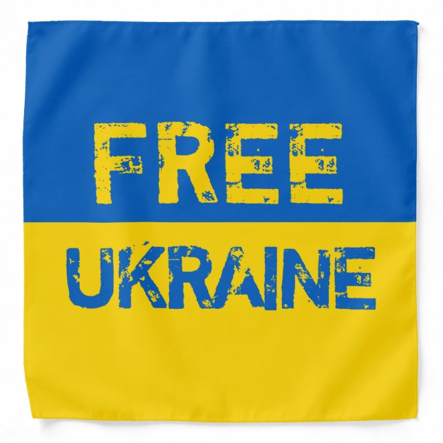 Free Ukraine Bandana (Front)