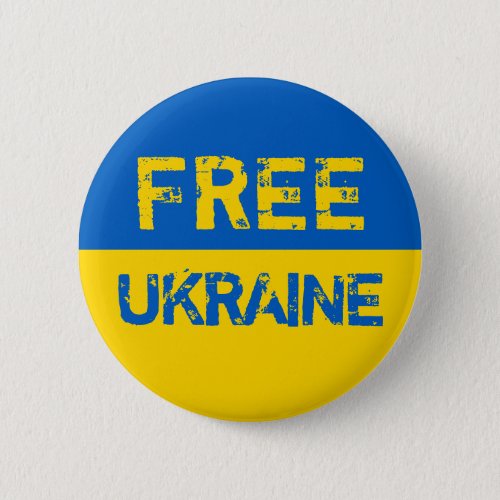 Free Ukraine Button