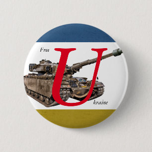 Free Ukraine Button