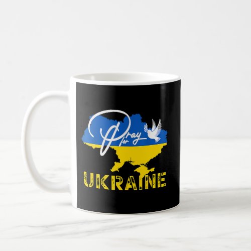 Free Ukraine I Stand With Ukraine Flag Pray For Uk Coffee Mug