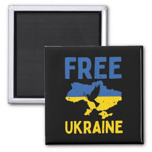 Free Ukraine Magnet