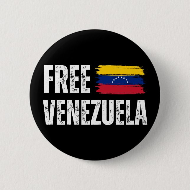 Free Venezuela Button (Front)