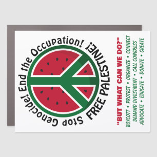 Free Watermelon and Action Steps Car Magnet