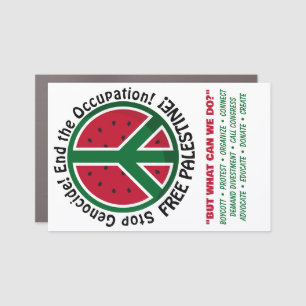 Free Watermelon and Action Steps Car Magnet