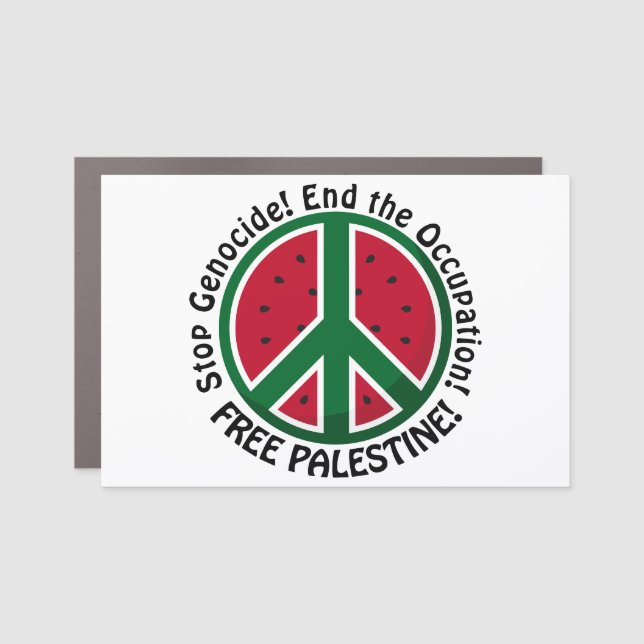 Free Watermelon Car Magnet (Front)