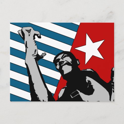 Free West Papua Art Postcard